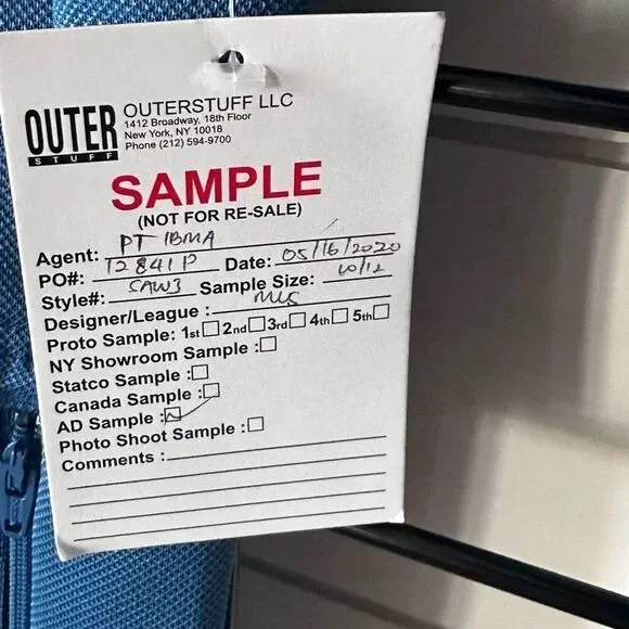 Seattle Sounders Original Sample Full Zip Jacket Size M Green & Blue 3 Stripe NW - Picture 3 of 9